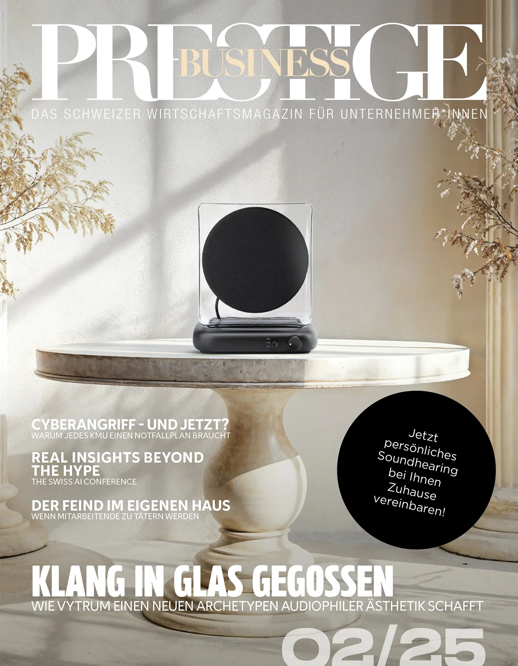 Prestige Business Magazin mit Vytrum