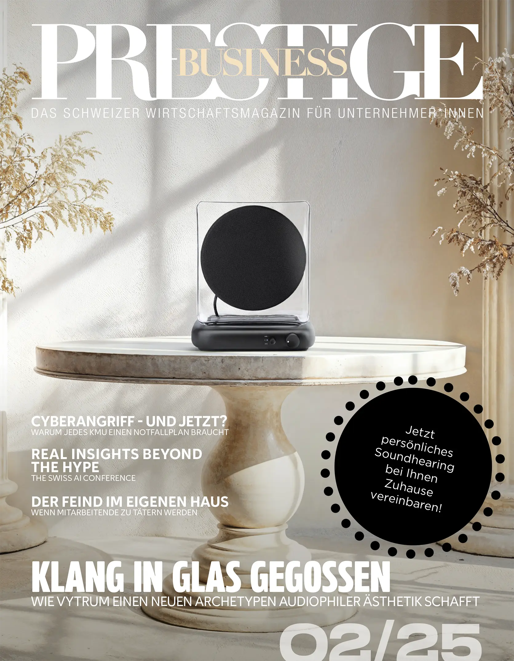 Prestige Business Magazin mit Vytrum