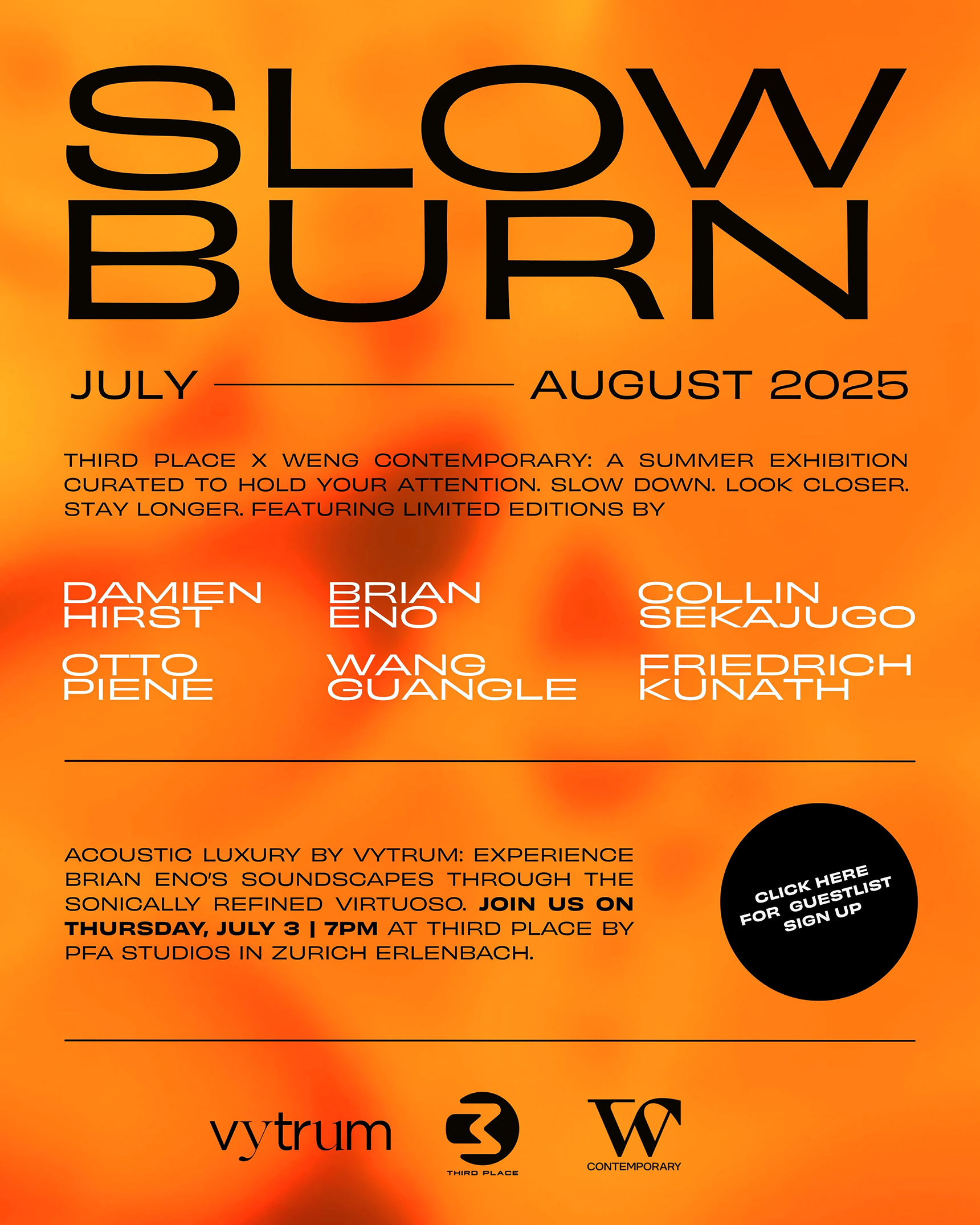 Slowburn-Vernissage mit Vytrum